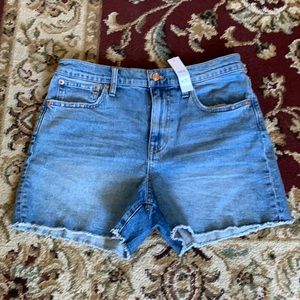 JCrew Cut-off Jean Shorts, Sz 28, NWT